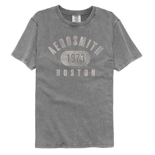 Aerosmith 1973 Boston Adult Short-Sleeve Comfort Color T-Shirt