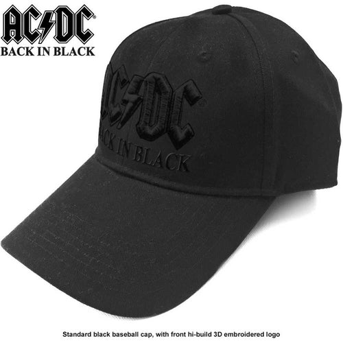 AC/DC Back in Black Unisex Baseball Cap