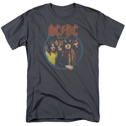 AC/DC Highway To Hell Men's 18/1 100% Cotton Short-Sleeve T-Shirt