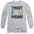 Adventure Time Trust Pound Men's 18/1 Cotton LS T