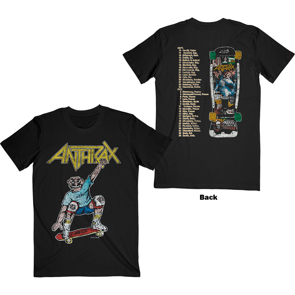 Anthrax Spreading Skater Notman Vintage Unisex T-Shirt - Special Order