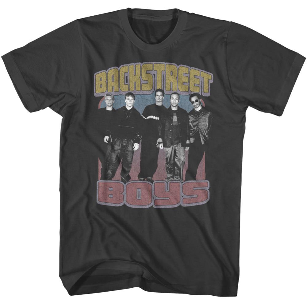 Backstreet Boys Faded Colors Adult Short-Sleeve T-Shirt – RockMerch