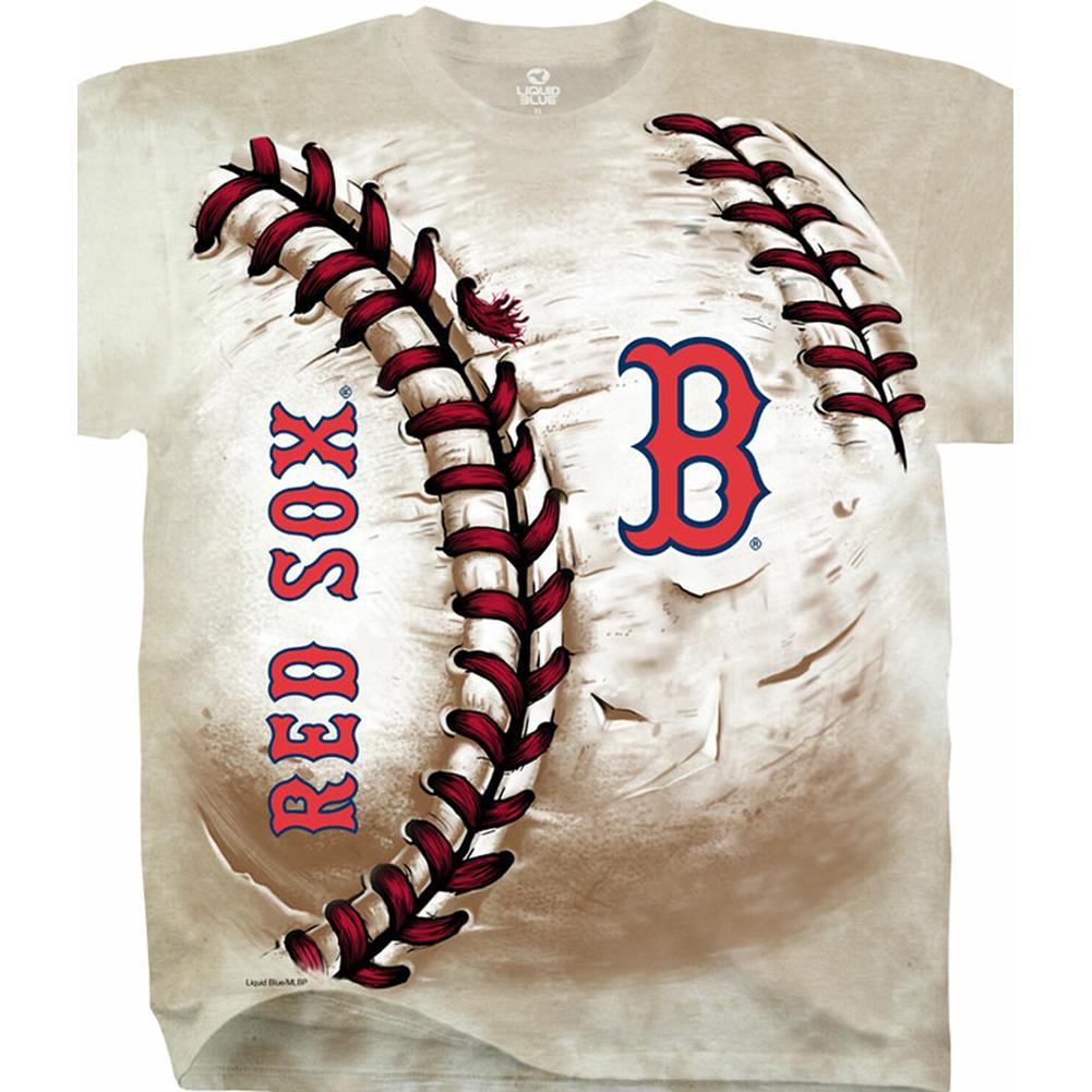 Boston Red Sox Burst Tie-Dye T-Shirt – RockMerch
