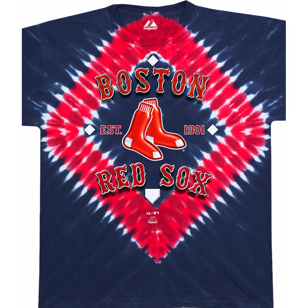 Boston Red Sox Infield Tie-Dye T-Shirt – RockMerch