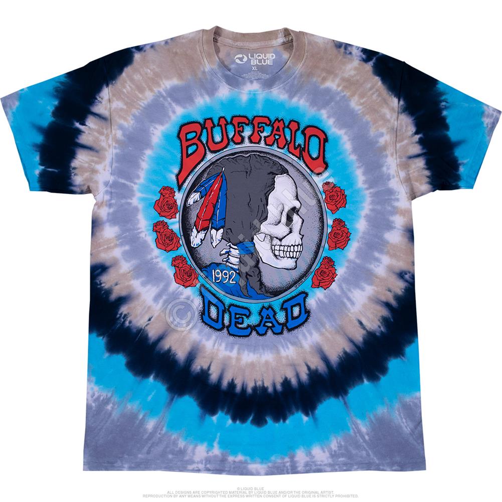 Buffalo Nickel Tie Dye Adult Grateful Dead T-Shirt