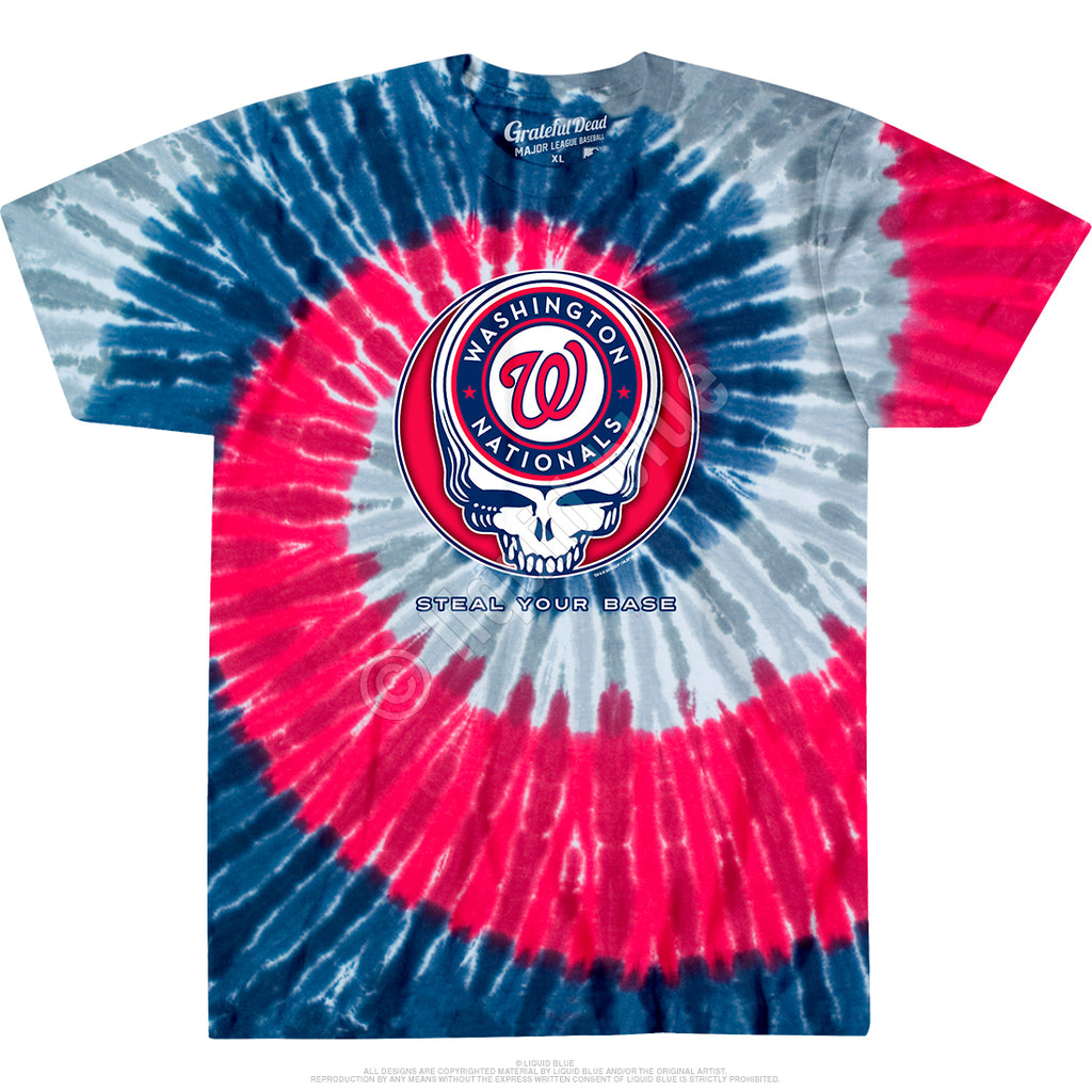 Grateful Dead Brewers Gd Steal Your Base Spiral Standard Short-Sleeve  T-Shirt - Special Order