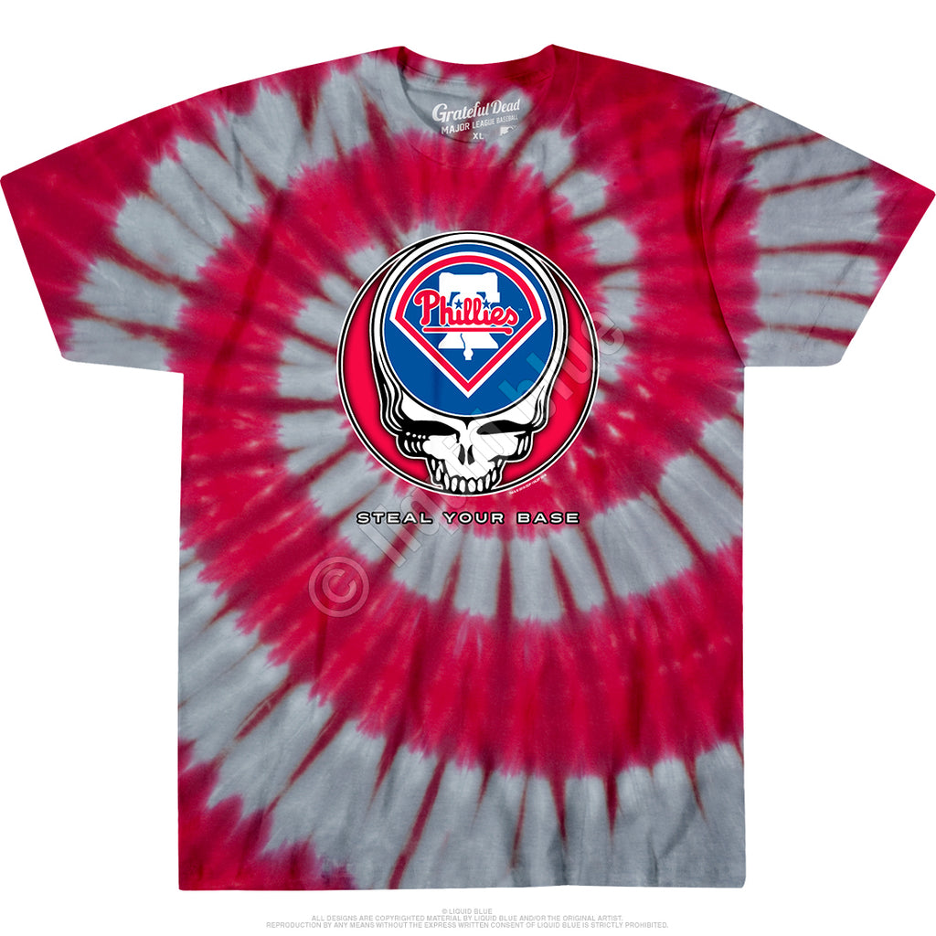 Grateful Dead Phillies Gd Steal Your Base Standard Short-Sleeve T