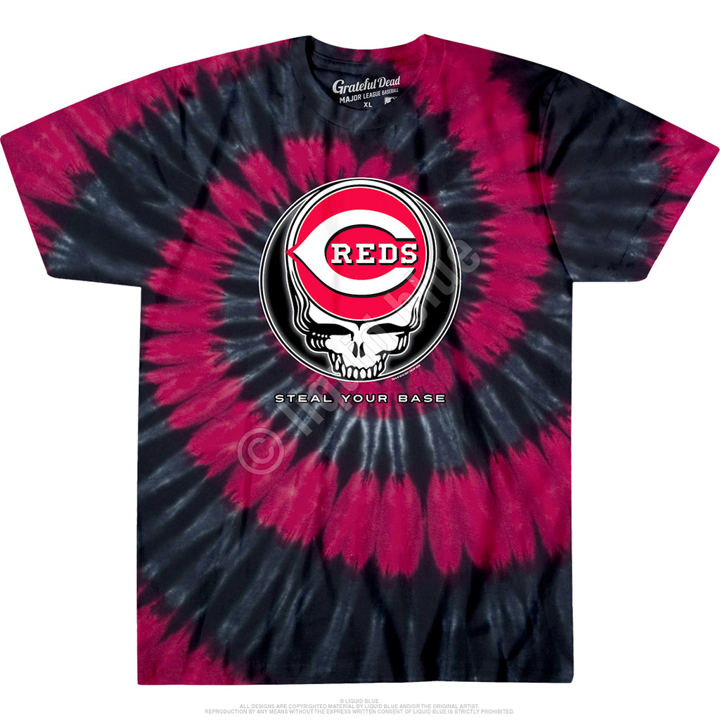 Grateful Dead Brewers Gd Steal Your Base Spiral Standard Short-Sleeve  T-Shirt - Special Order