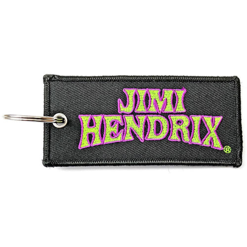 Jimi Hendrix Arched Logo Keychain