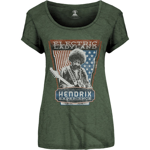 Jimi Hendrix Electric Ladyland Ladies T-Shirt