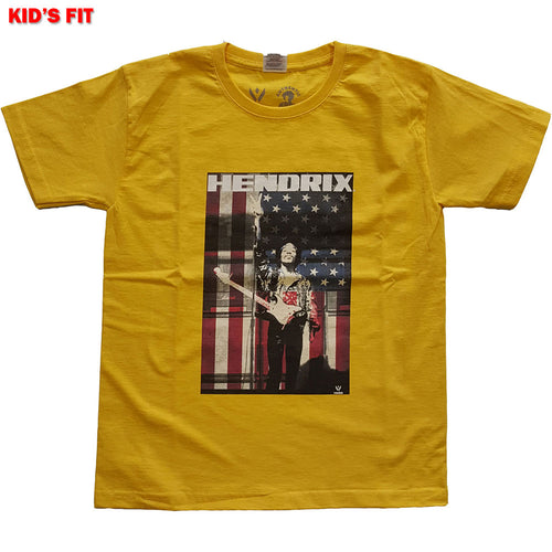 Jimi Hendrix Peace Flag Kids T-Shirt