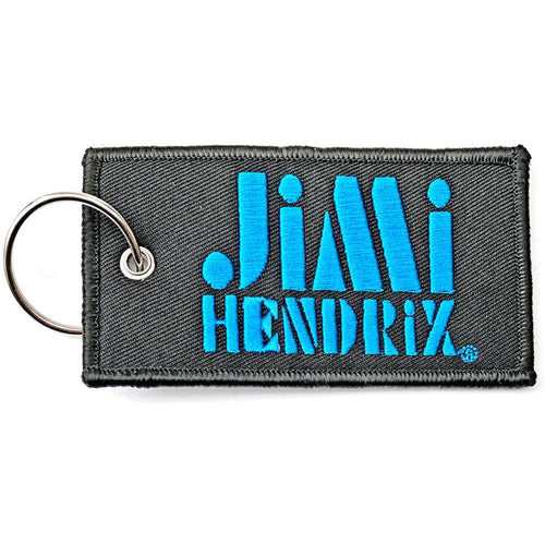 Jimi Hendrix Stencil Logo Keychain