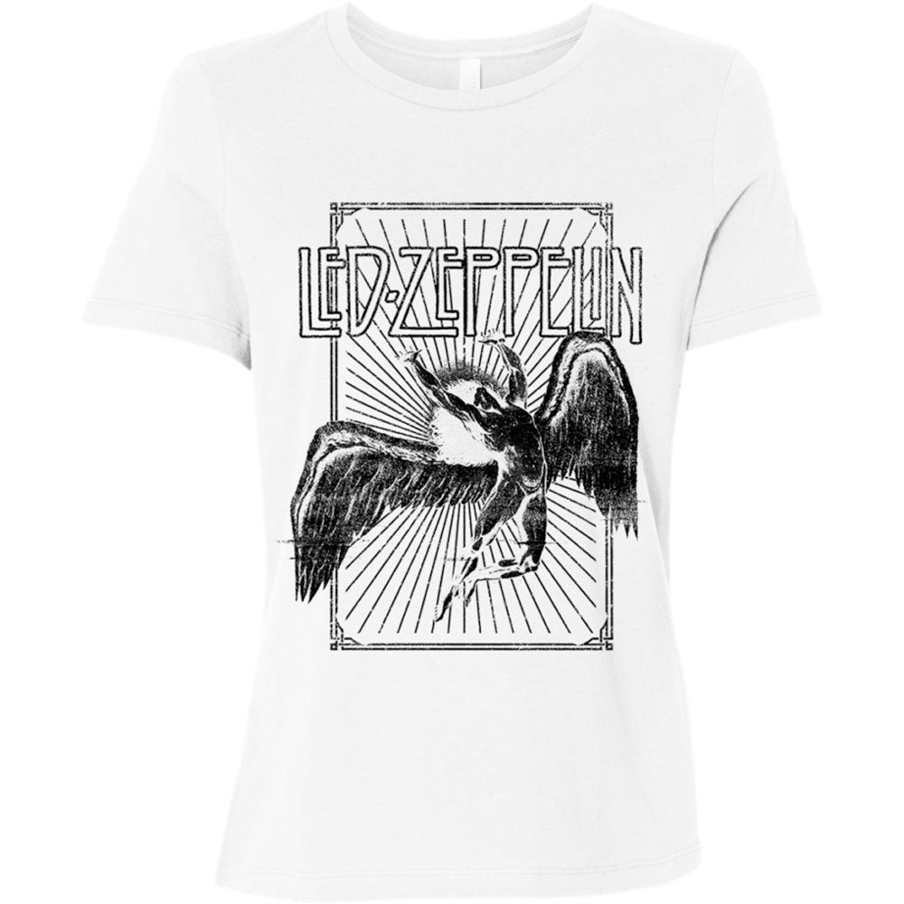 Led Zeppelin Icarus Burst Ladies T-Shirt – RockMerch