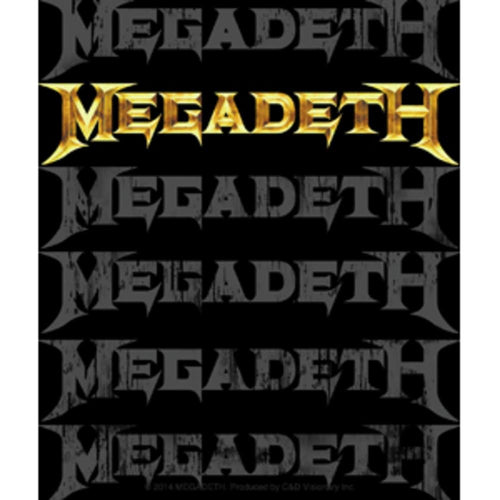 Megadeth Multi Logo Sticker