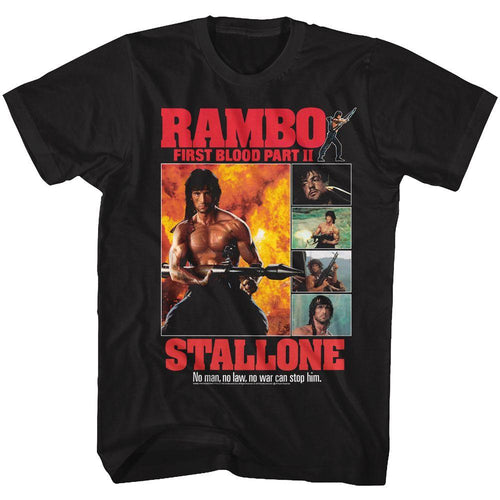 Rambo Part II Collage T-Shirt