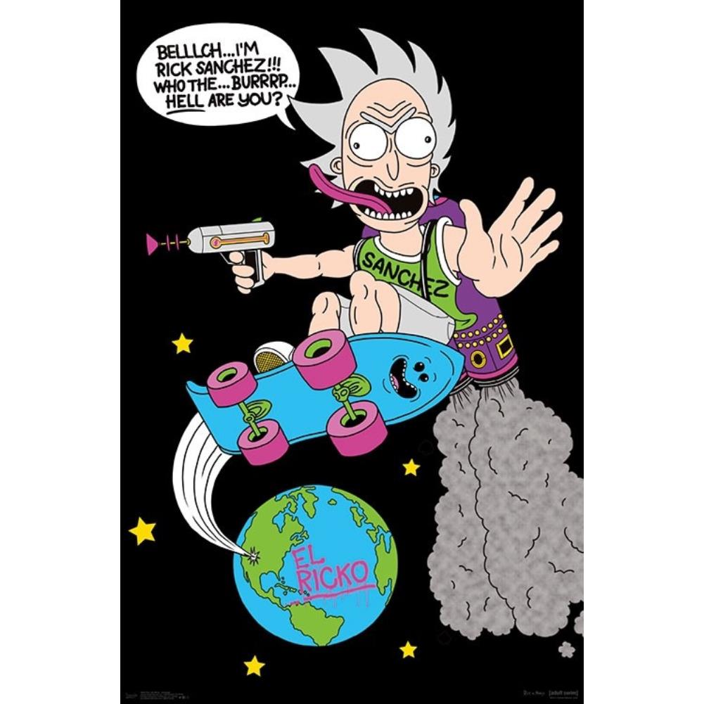 Rick and Morty El Ricko Poster - 22 In x 34 In – RockMerch