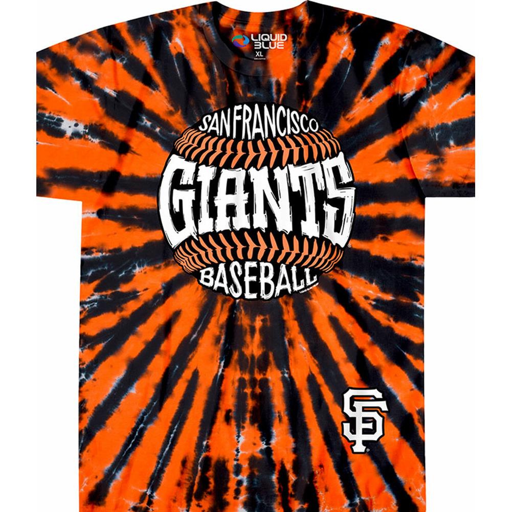 Grateful Dead San Francisco Giants Steal Your Base Tie-Dye T-Shirt