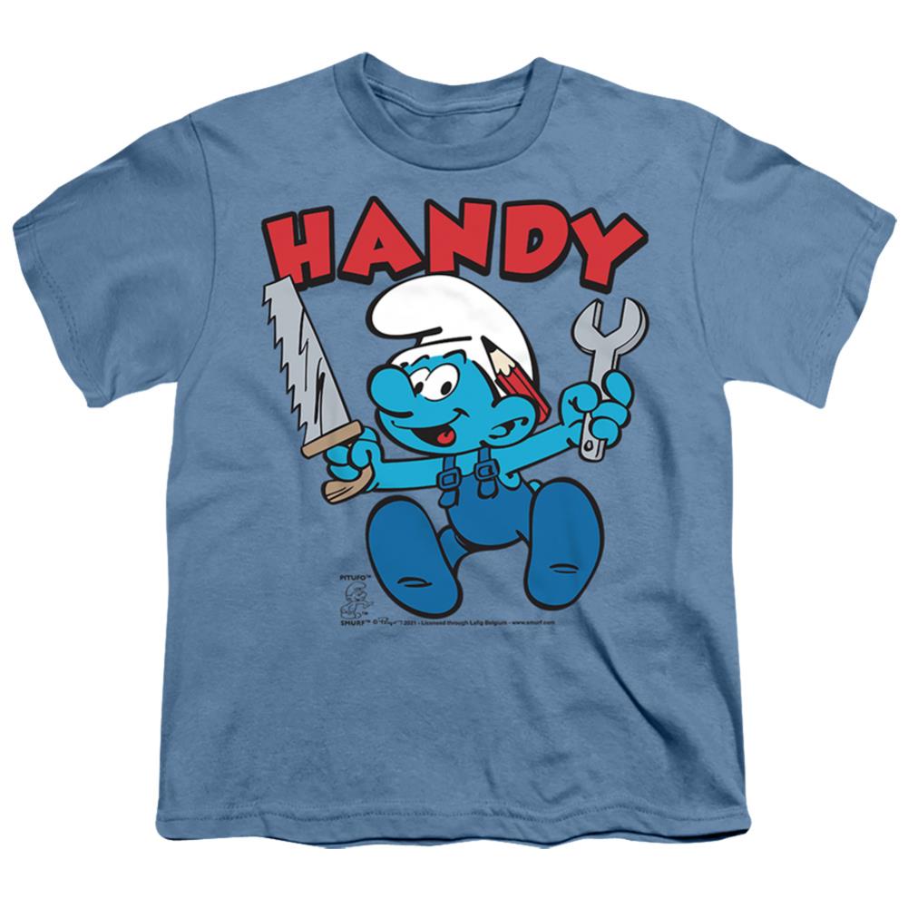 Smurfs Handy Youth 18/1 100% Cotton Short-Sleeve T-Shirt - Special