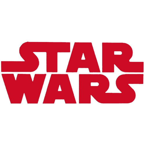 Star Wars Logo Rub On Sticker - Red