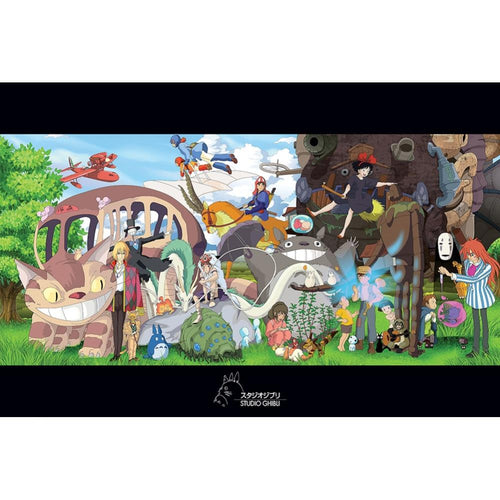 Studio Ghibli Collage Poster - 36 in x 24 in Posters & Prints