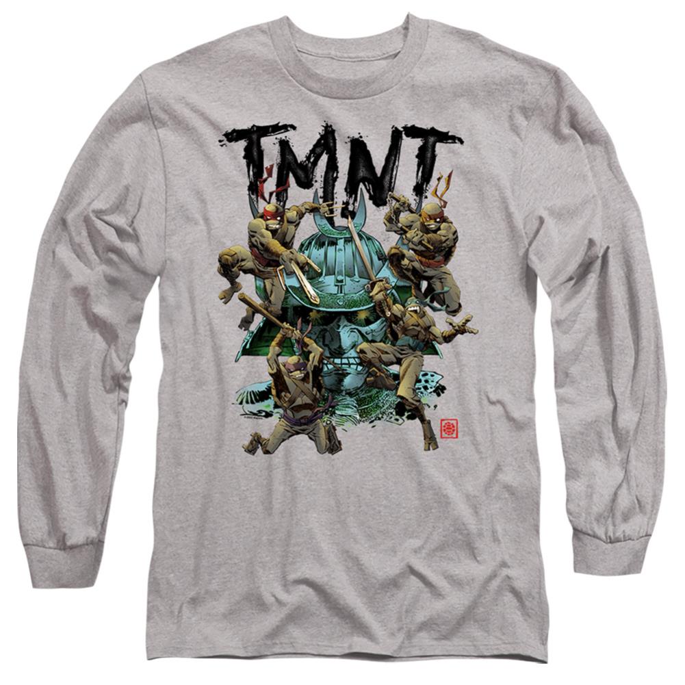 TMNT Teenage Mutant Ninja Turtles gray t-shirt short sleeve men