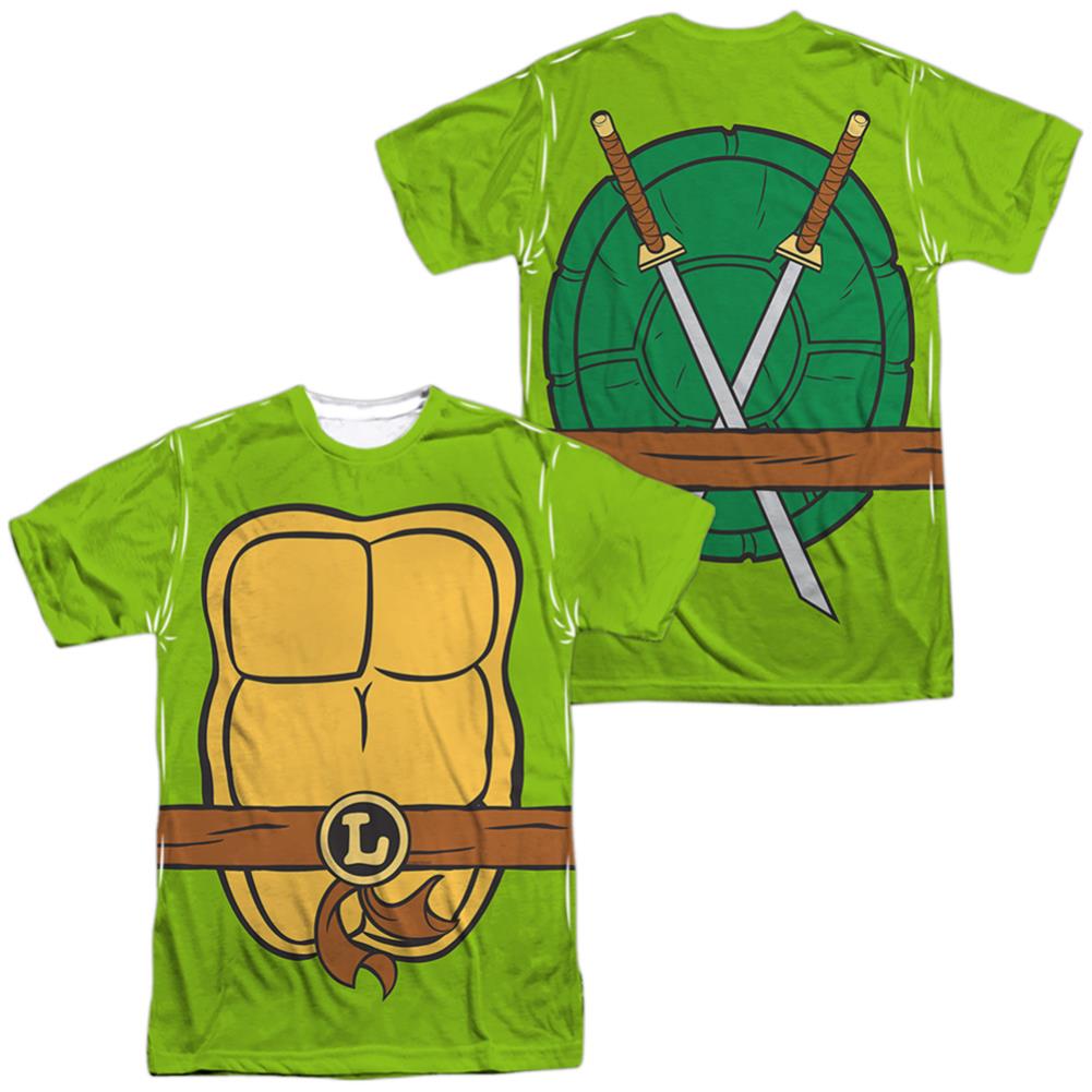 Teenage Mutant Ninja Turtles TMNT Leonardo Costume Men's Regular Fit Polyester Short-Sleeve T-Shirt - Special Order