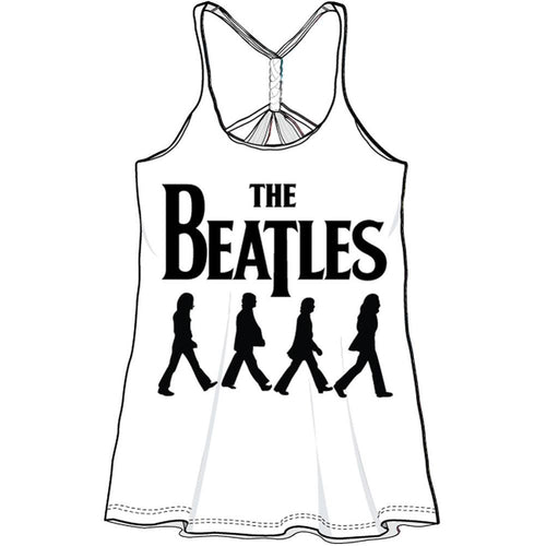 The Beatles Abbey Road Walking Ladies Vest T-Shirt