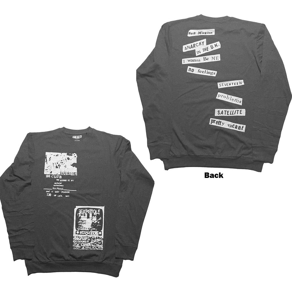 The Sex Pistols 100 Club Unisex Long Sleeve T-Shirt – RockMerch