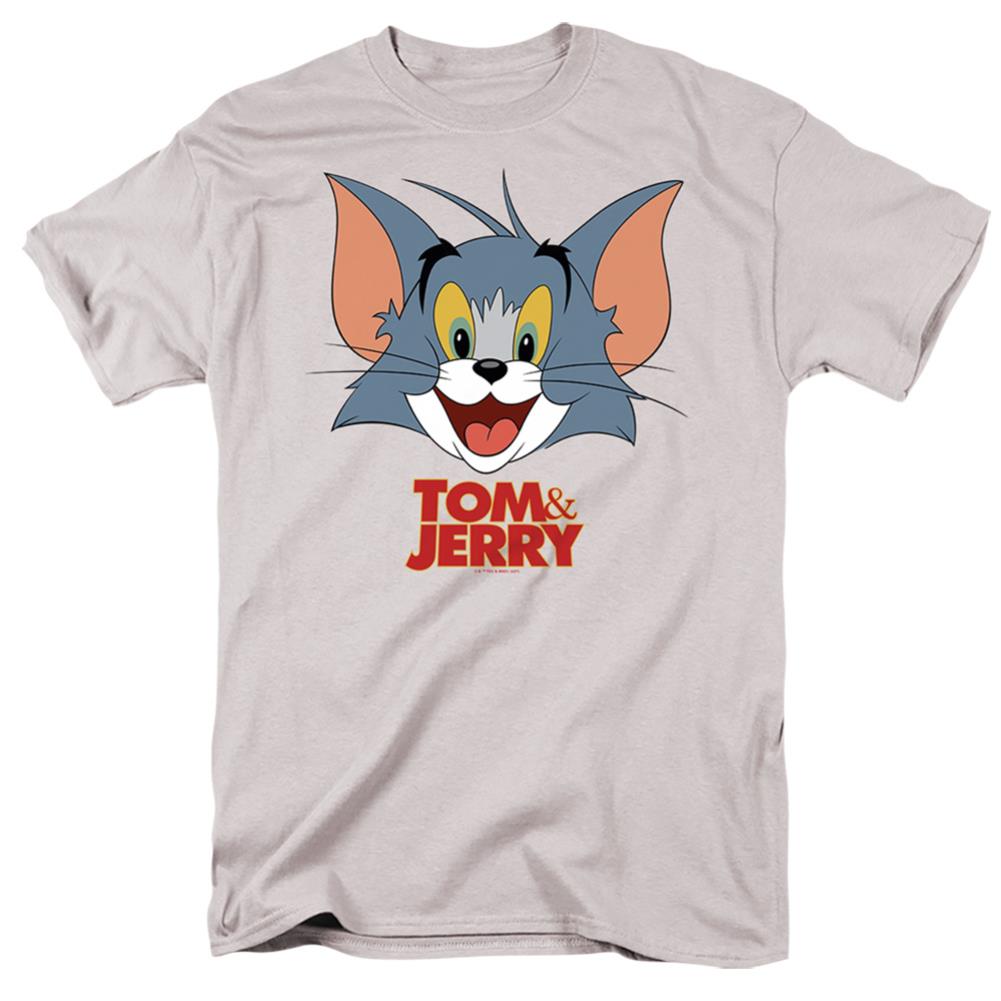 Tom And Jerry Tom Head Men's 18/1 Cotton Short-Sleeve T-Shirt - Special  Order