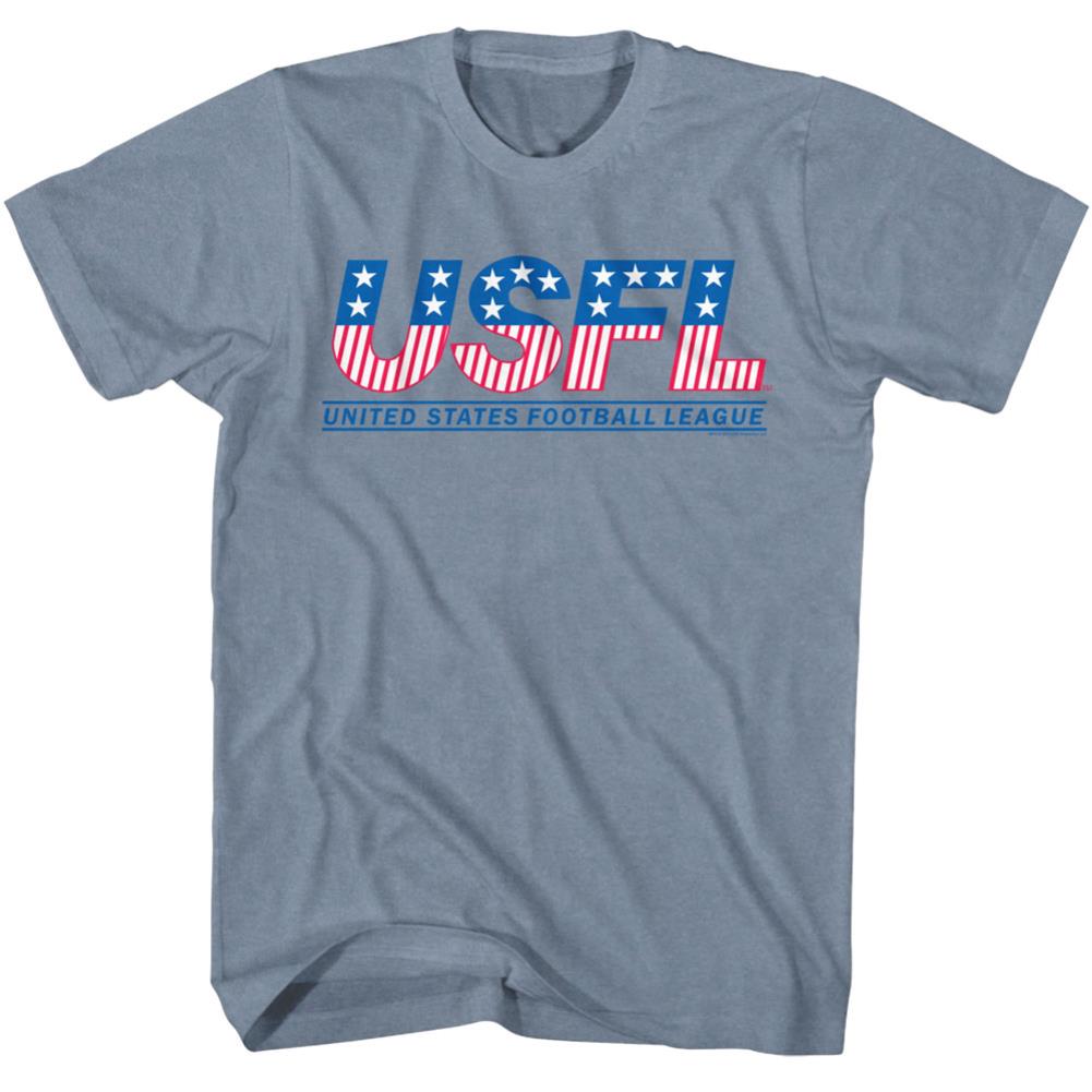 USFL Logo Adult Short Sleeve T-Shirt