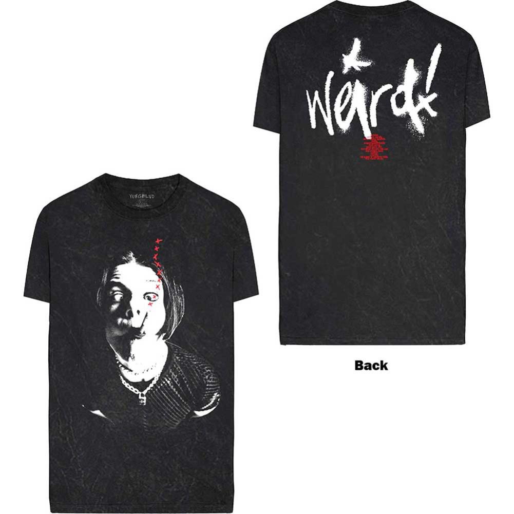 Yungblud Unisex Black Marl Weird T-Shirt S : : Fashion